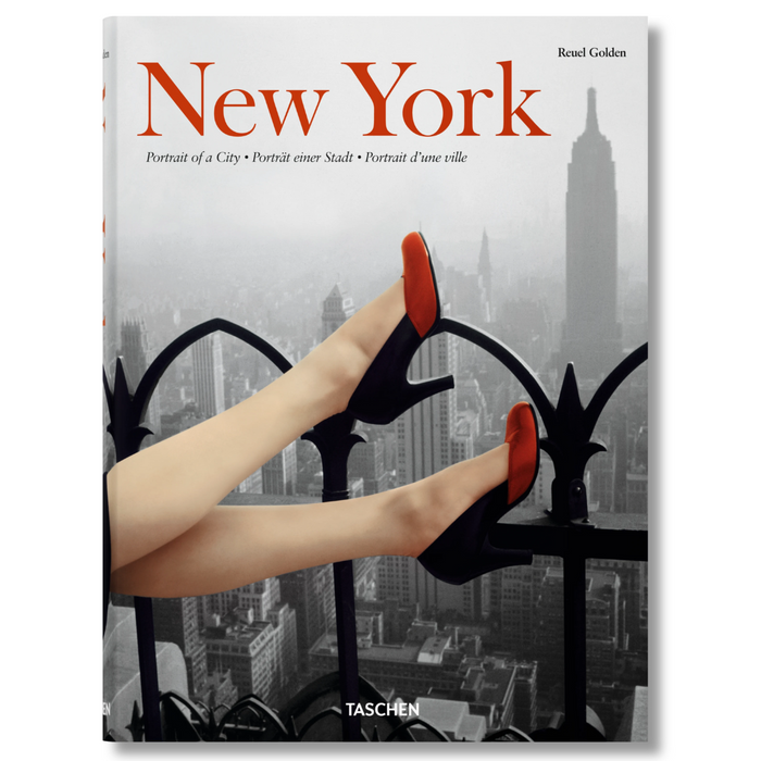 New York Portrait of a City book featuring historic black and white and contemporary color photography