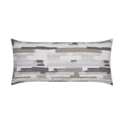 Decorative pillow with abstract pattern on a white background