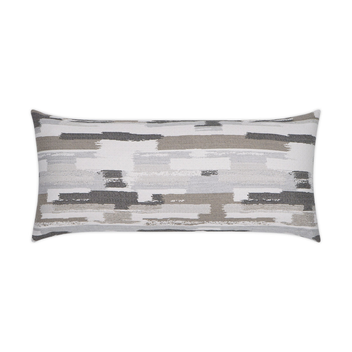Decorative pillow with abstract pattern on a white background