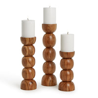 Hand-Crafted Pillar Candleholder Large