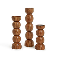 Hand-Crafted Pillar Candleholder Large