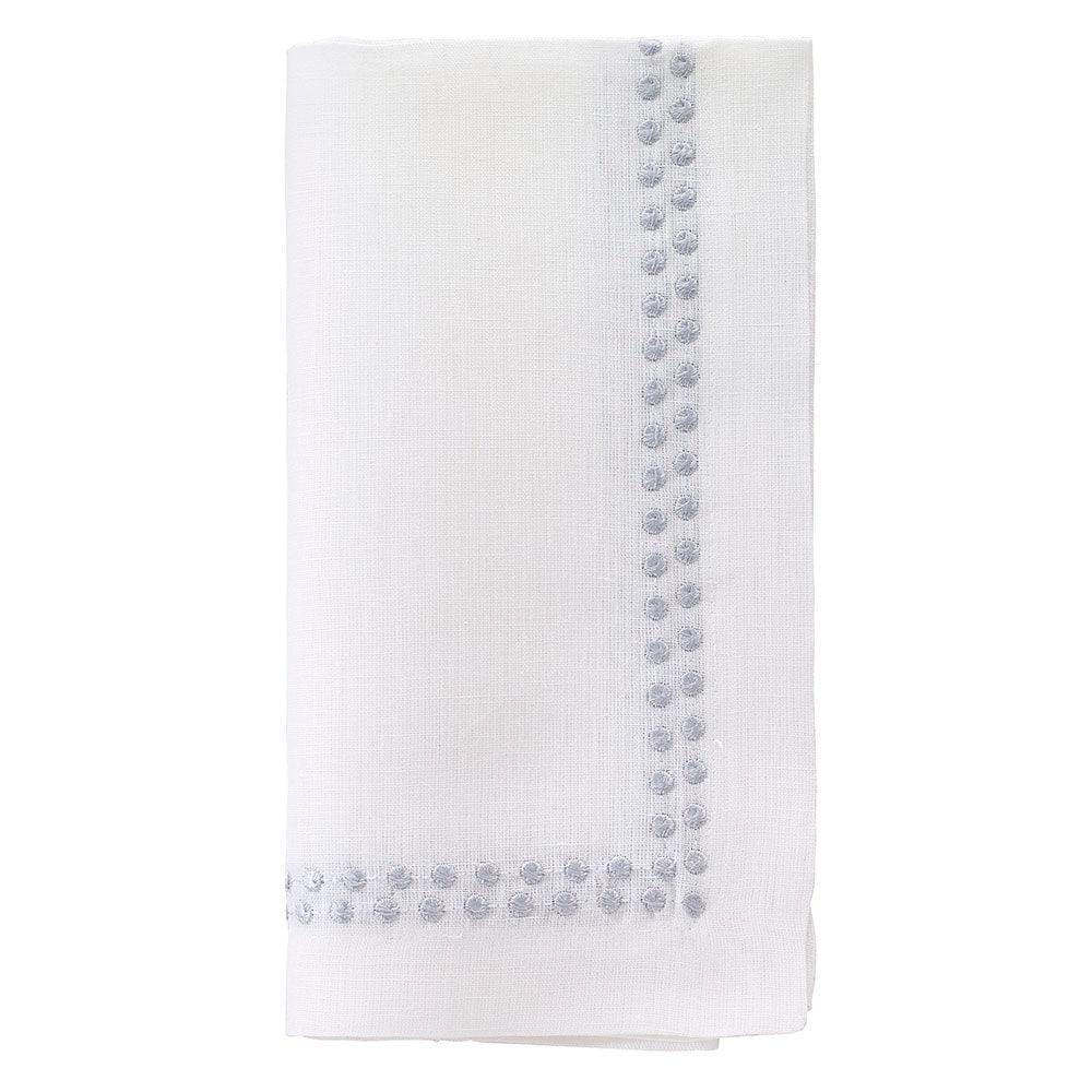 Pearls Napkins Set of 4 Silver Placemats, Napkins, & Napkin Rings