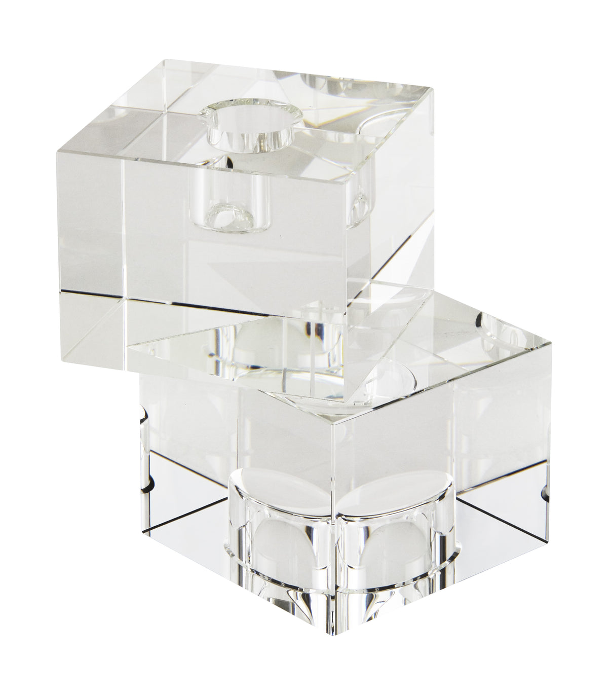 Crystal Cubes Candle Holder