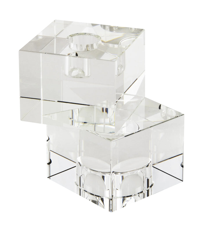 Prism Cubes Candle Holder Small Votives, Hurricanes & Candleholders