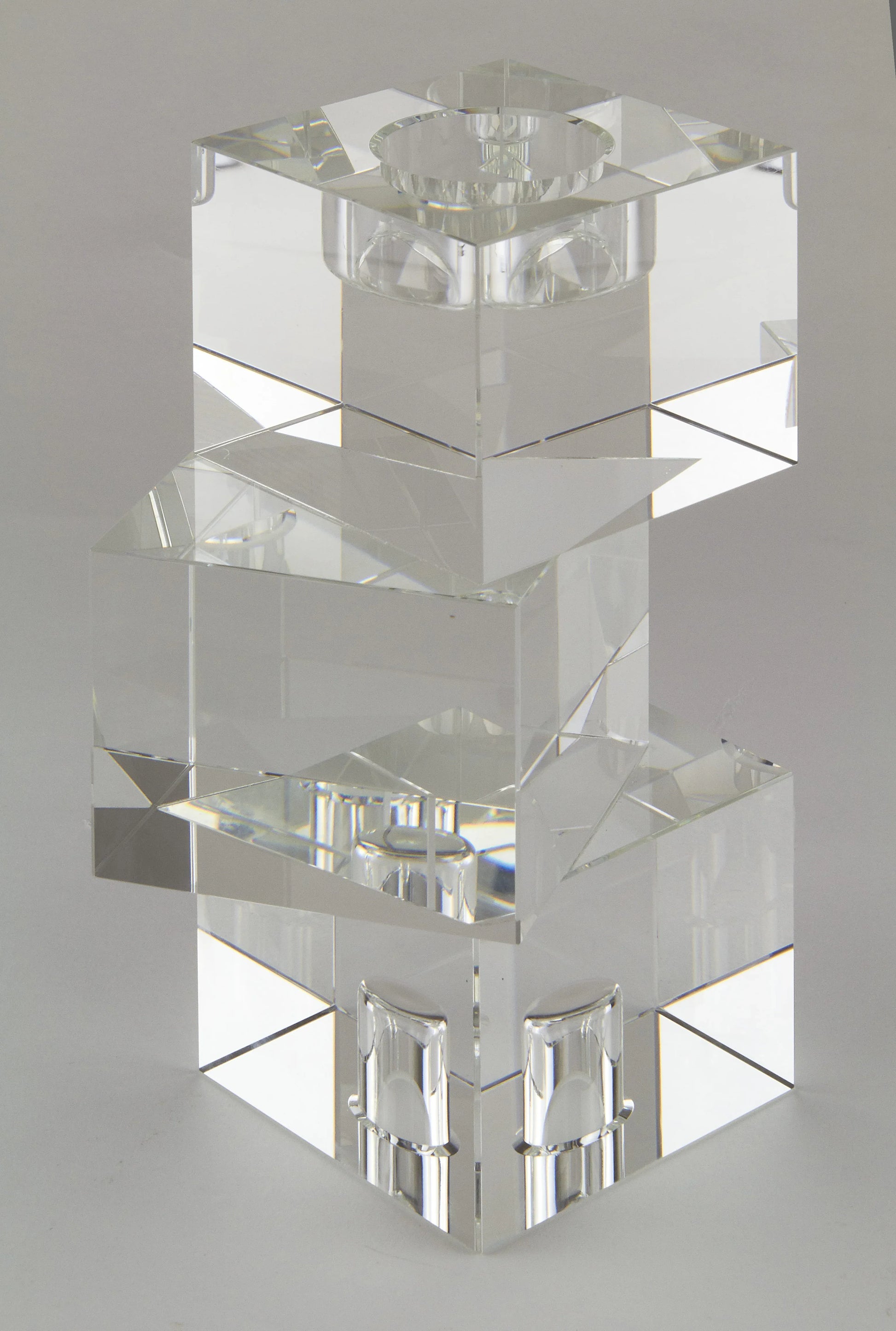 Prism Cubes Candle Holder Votives, Hurricanes & Candleholders