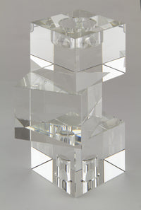 Crystal Cubes Candle Holder