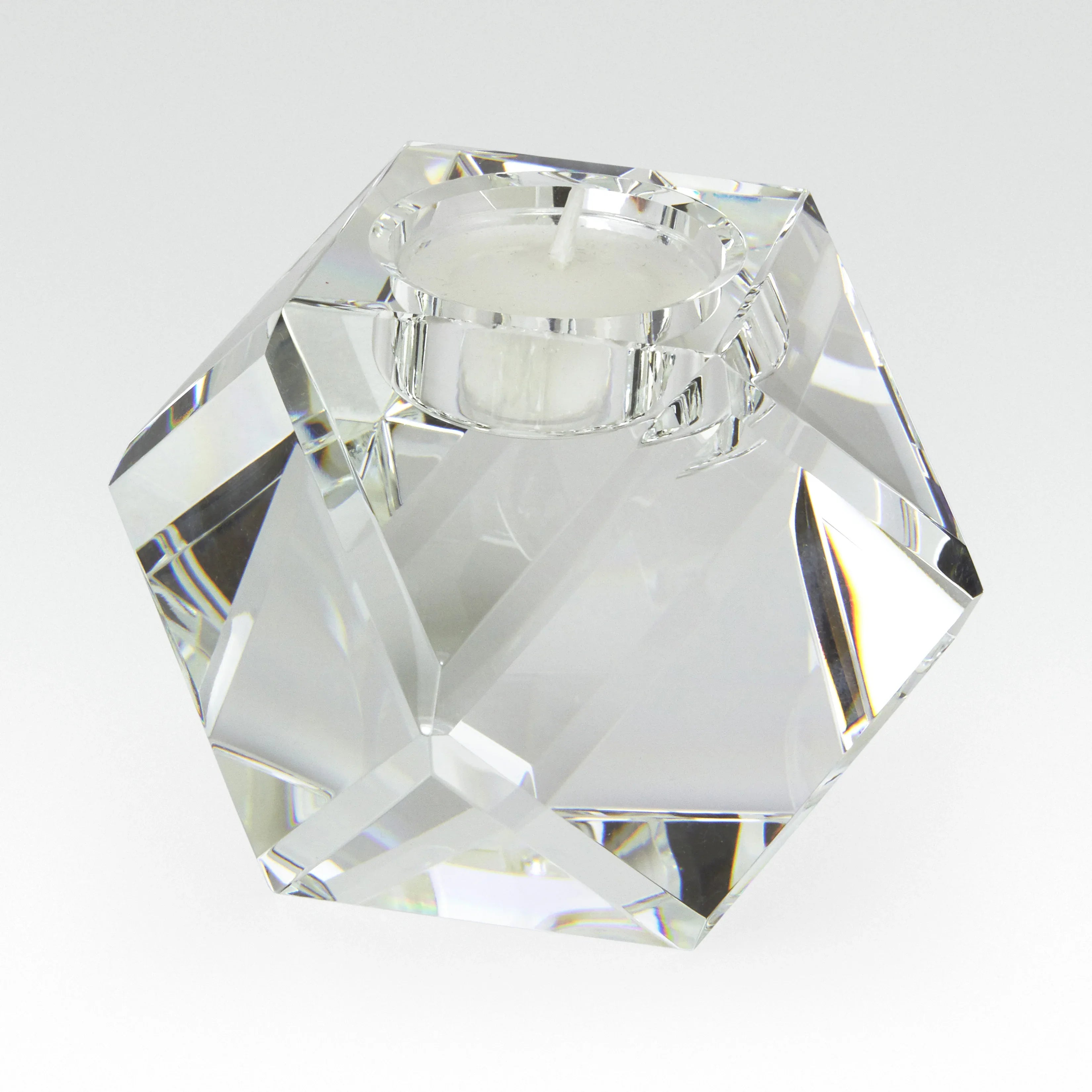 Diamond Tealight Holder Votives, Hurricanes & Candleholders
