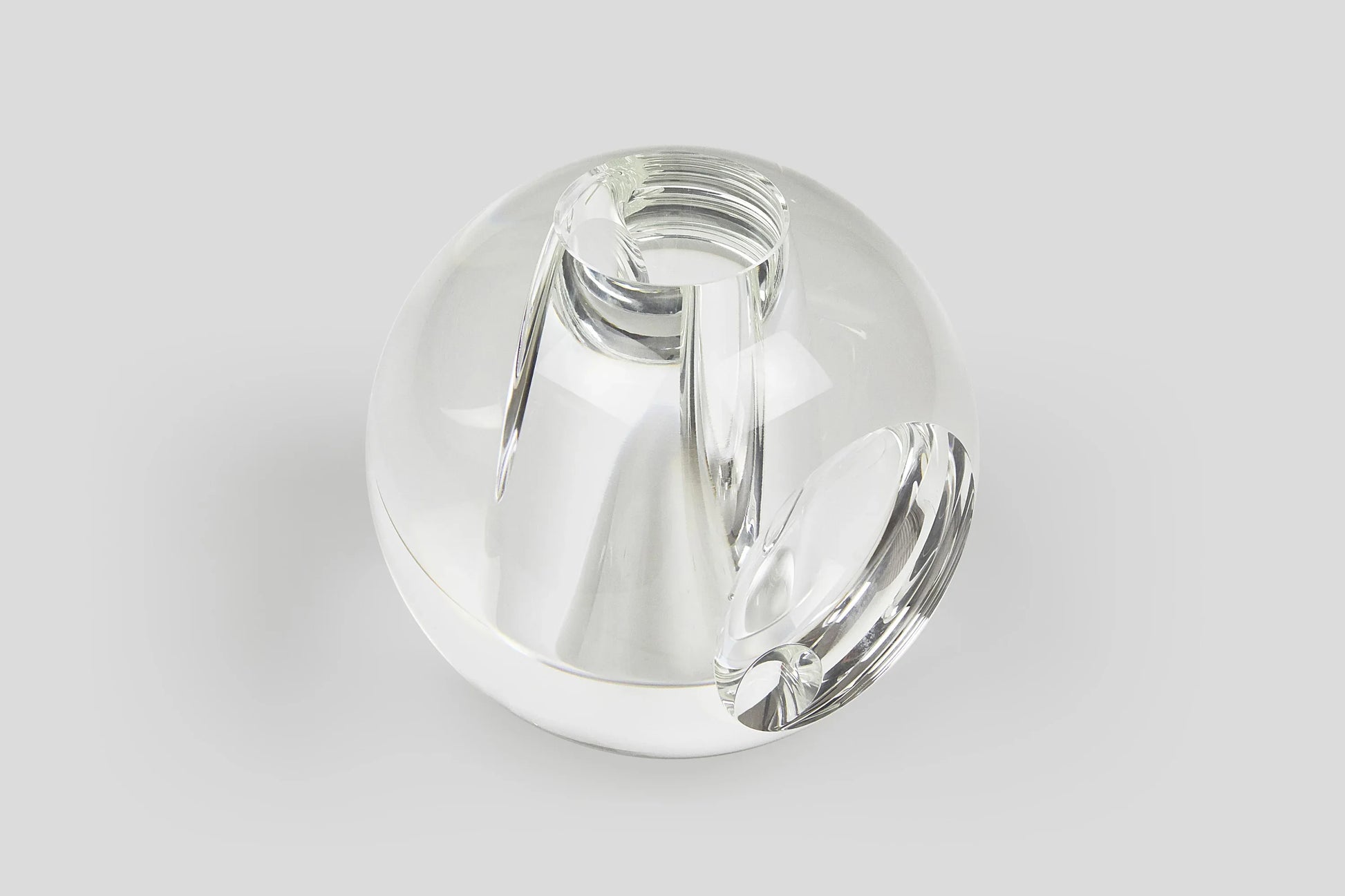 Crystal Round Bubble Vase SM Decor