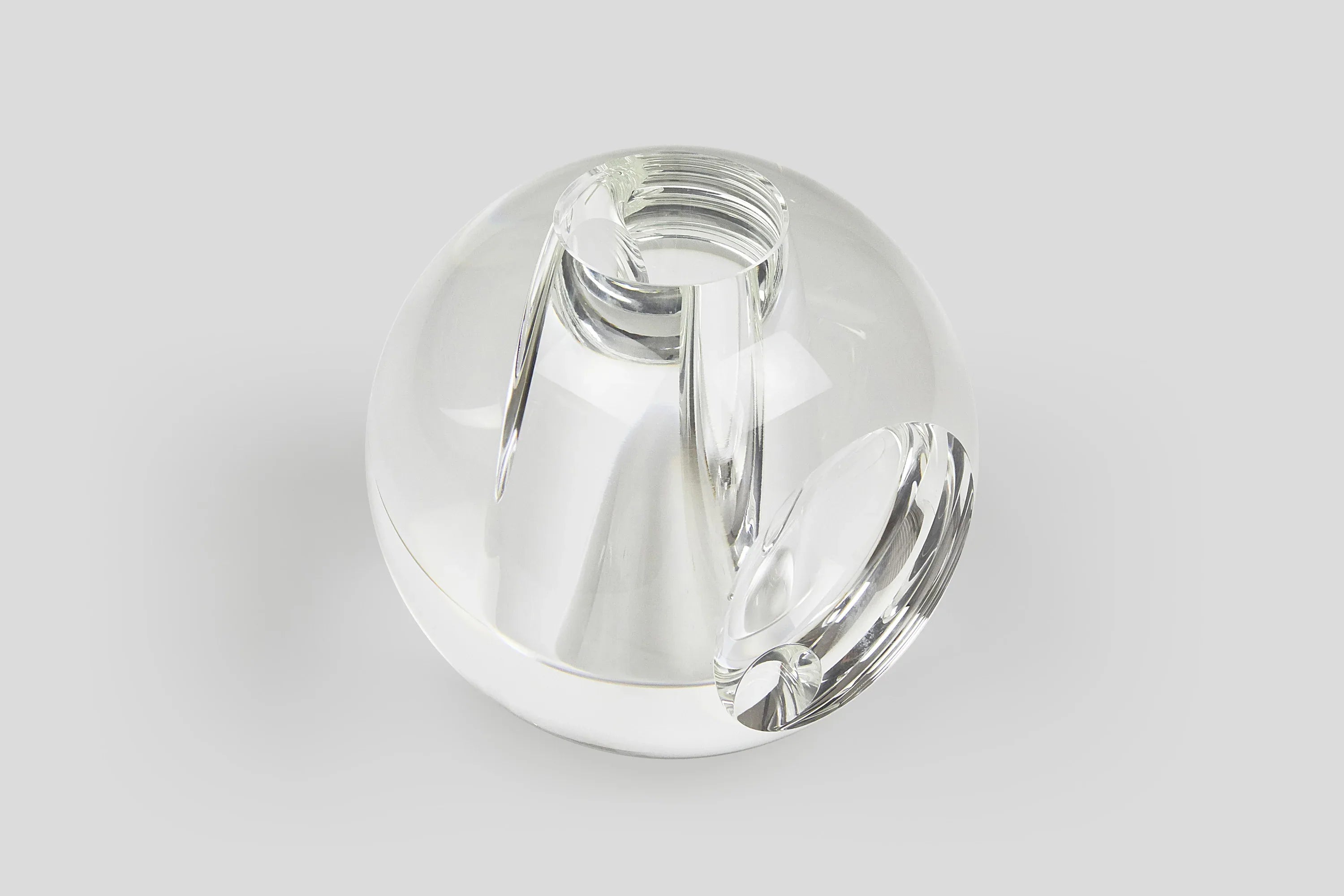 Crystal Round Bubble Vase SM Decor