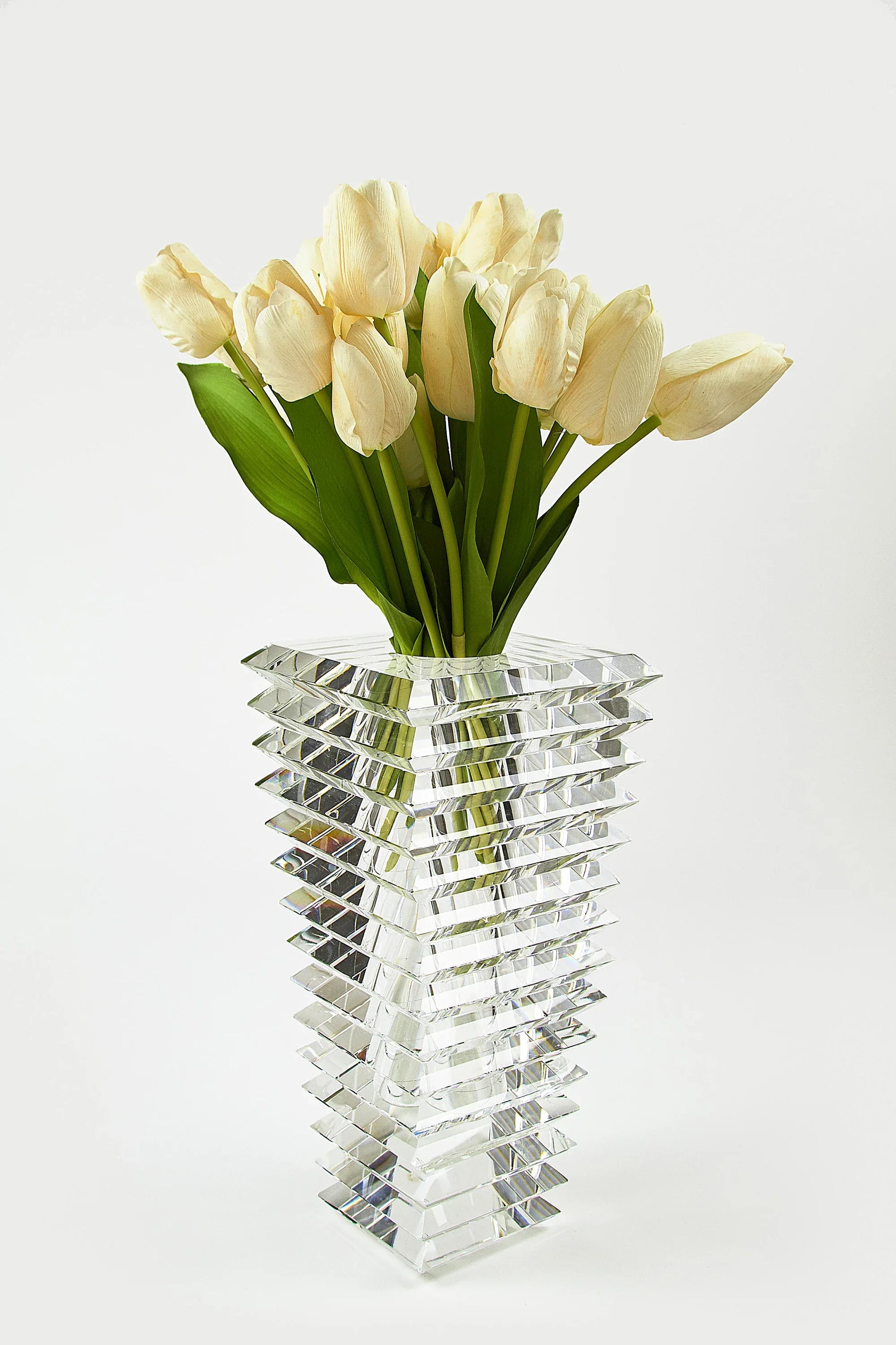 Avant-Garde Prism Vase Decorative Vases