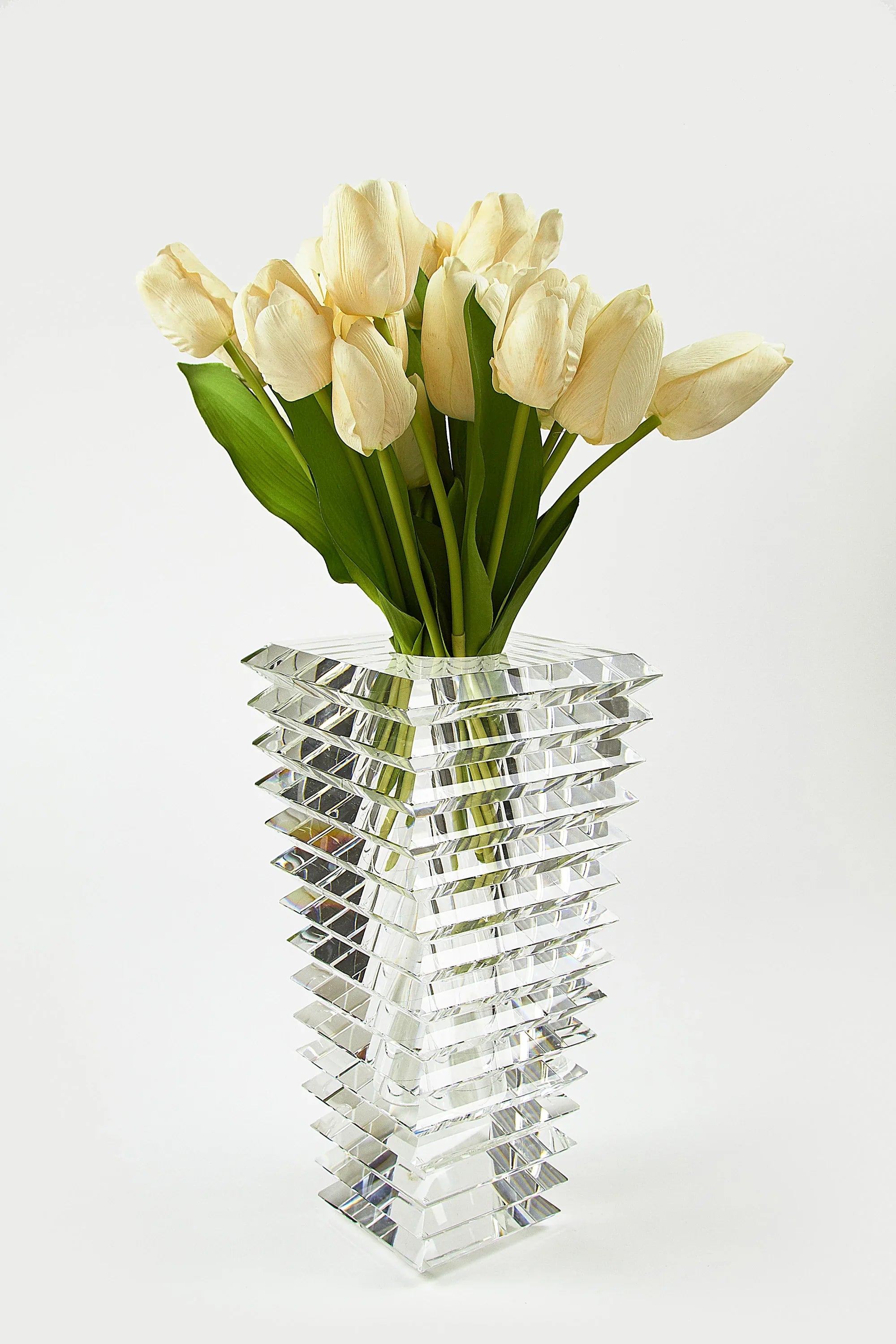 Avant-Garde Prism Vase Decorative Vases