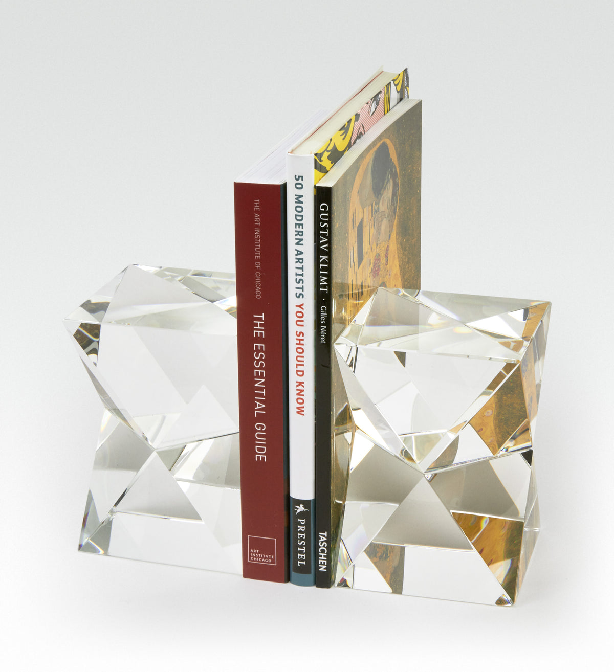 Rectangle Diamond Bookends S/2