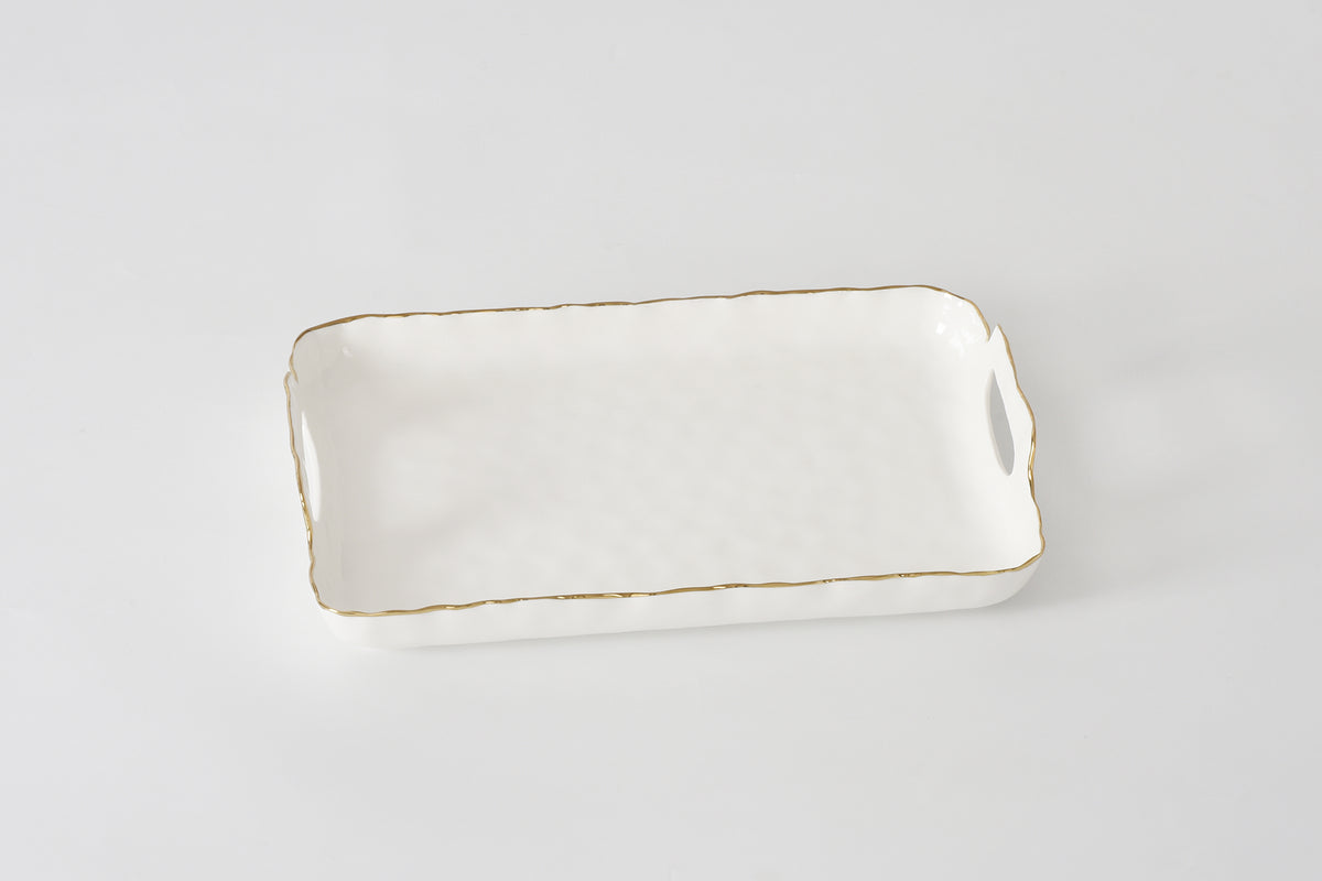 Porto Rectangular Tray with Handles