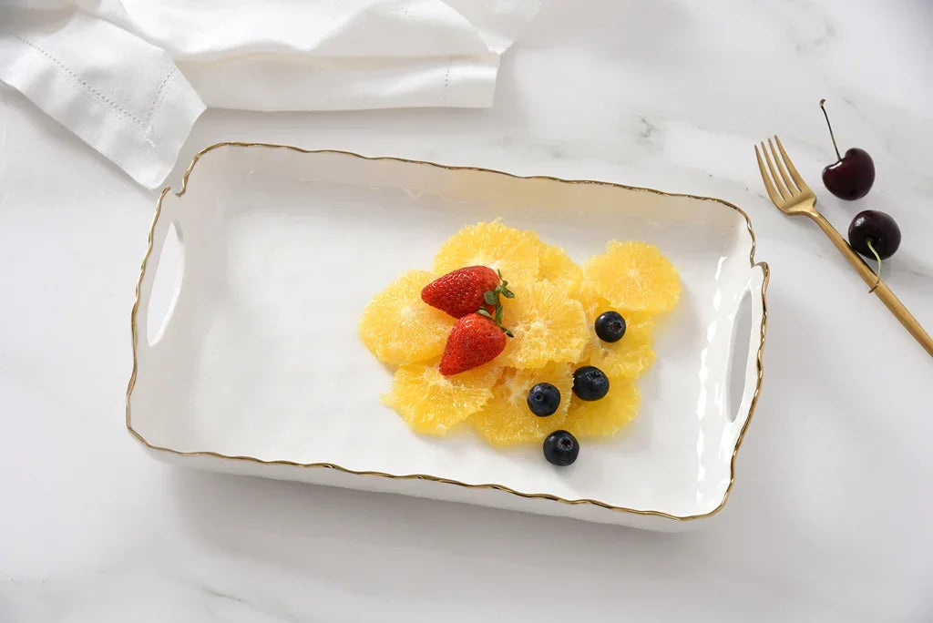 Small Tray with Handles Serving Tray