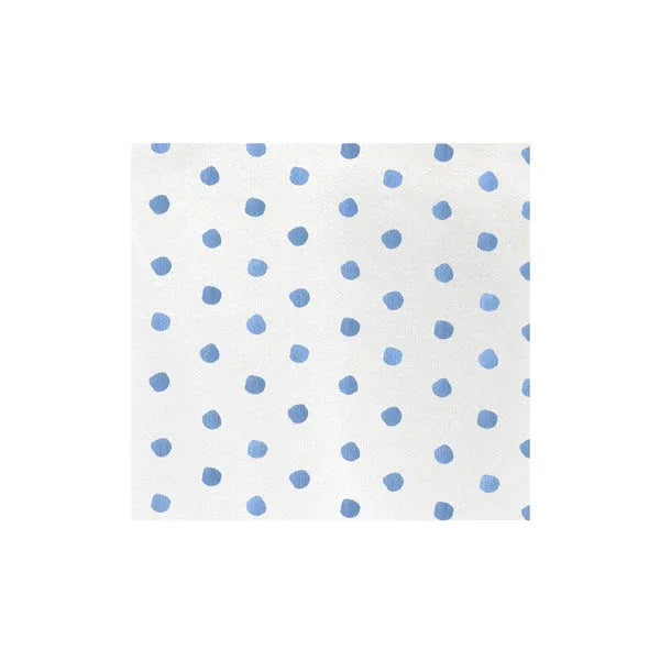 Papersoft Napkins Dot Dinner Napkins Light Blue Cocktail Napkins