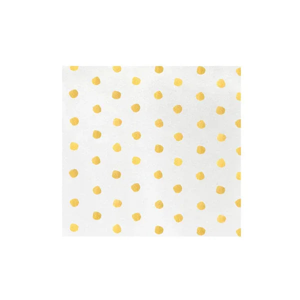 Papersoft Napkins Dot Dinner Napkins Yellow Cocktail Napkins