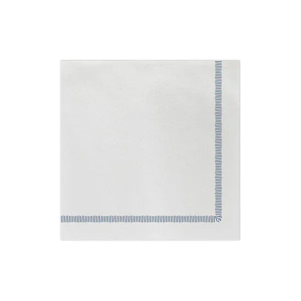 20pc Soffio Dinner Napkins Blue Placemats, Napkins, & Napkin Rings