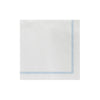 20pc Soffio Dinner Napkins Light Blue Placemats, Napkins, & Napkin Rings