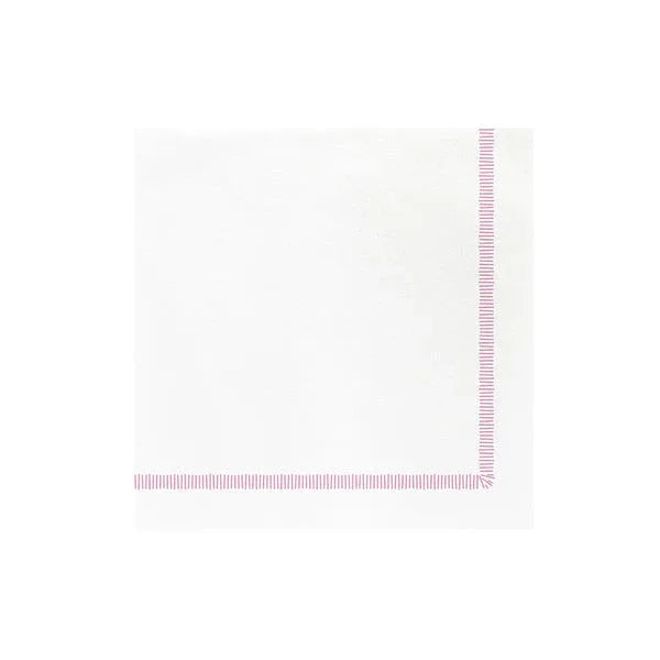20pc Soffio Dinner Napkins Pink Placemats, Napkins, & Napkin Rings