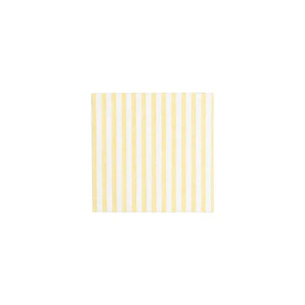 Papersoft Capri Cocktail Napkins Yellow Cocktail Napkins