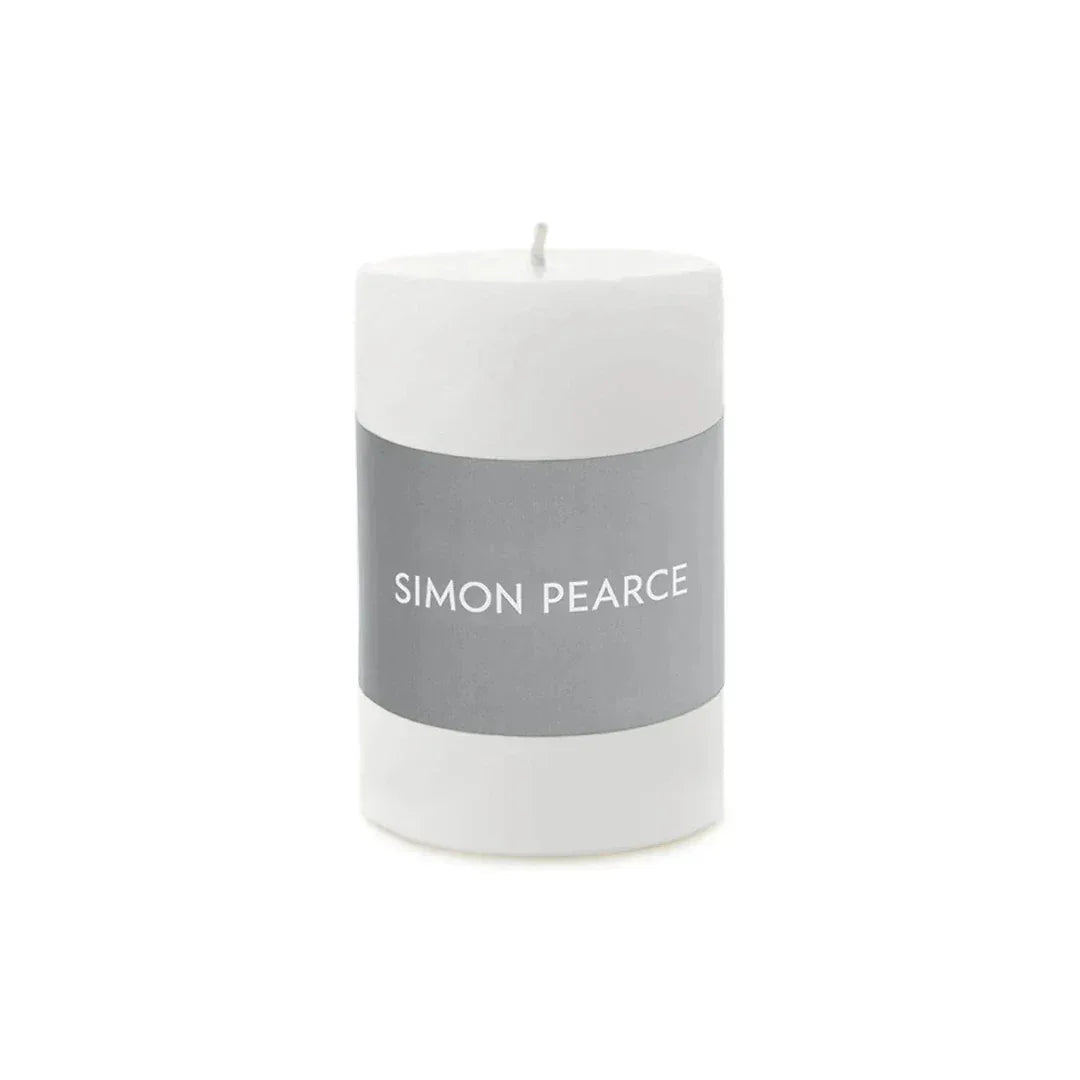 Simon Pearce Pillar Candle White Small Candles