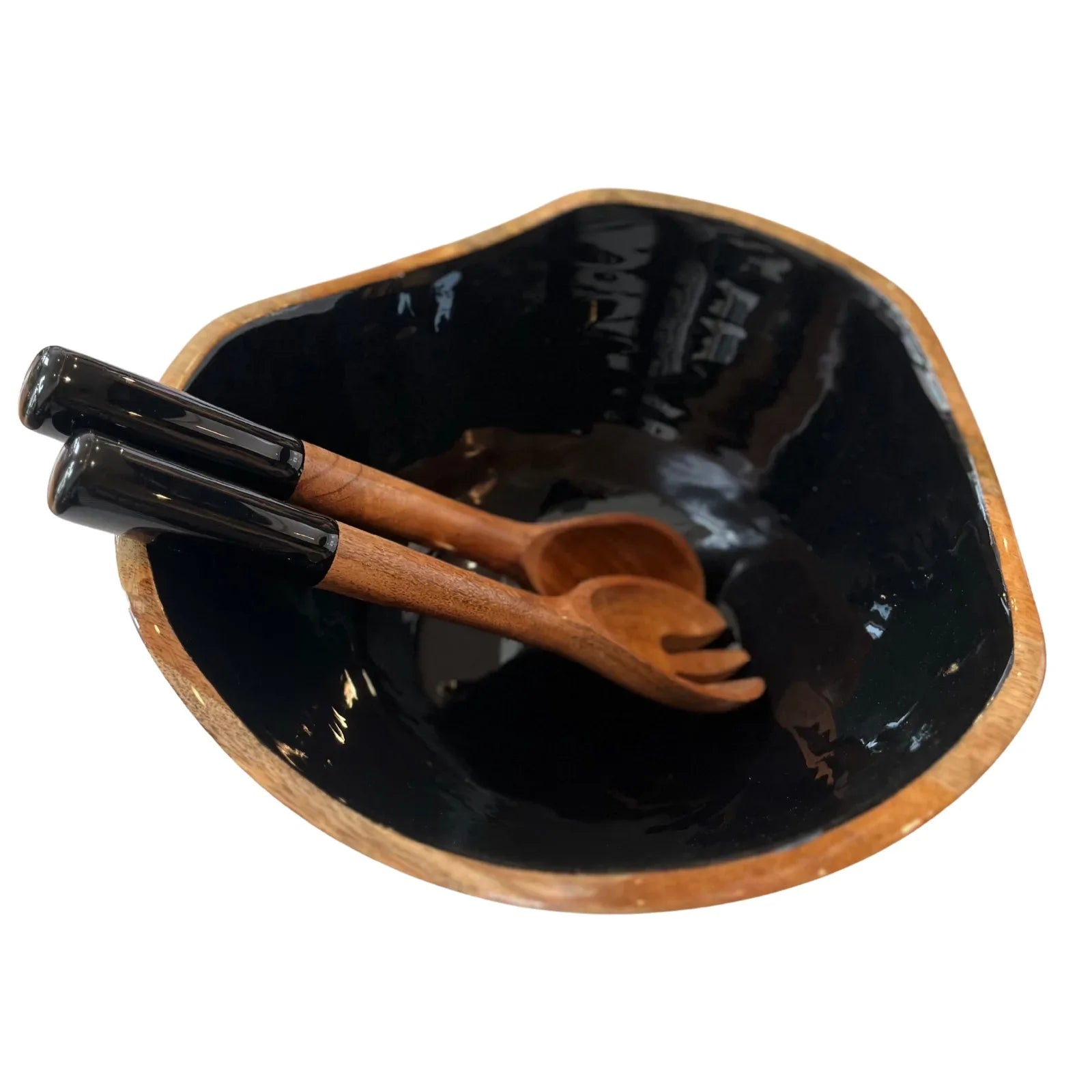 Fabulous Bowl & Server Set Black Serving Bowl