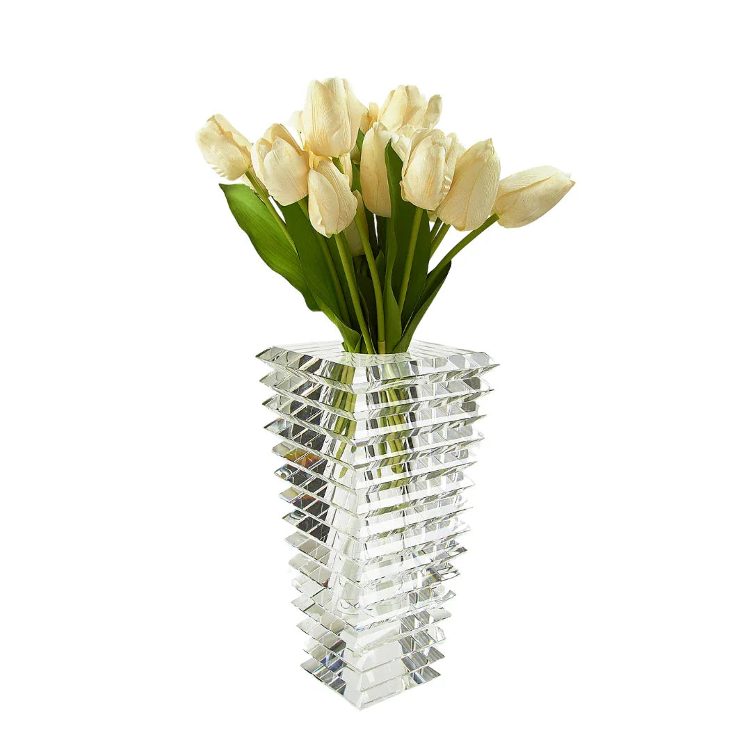 Avant-Garde Prism Vase Decorative Vases