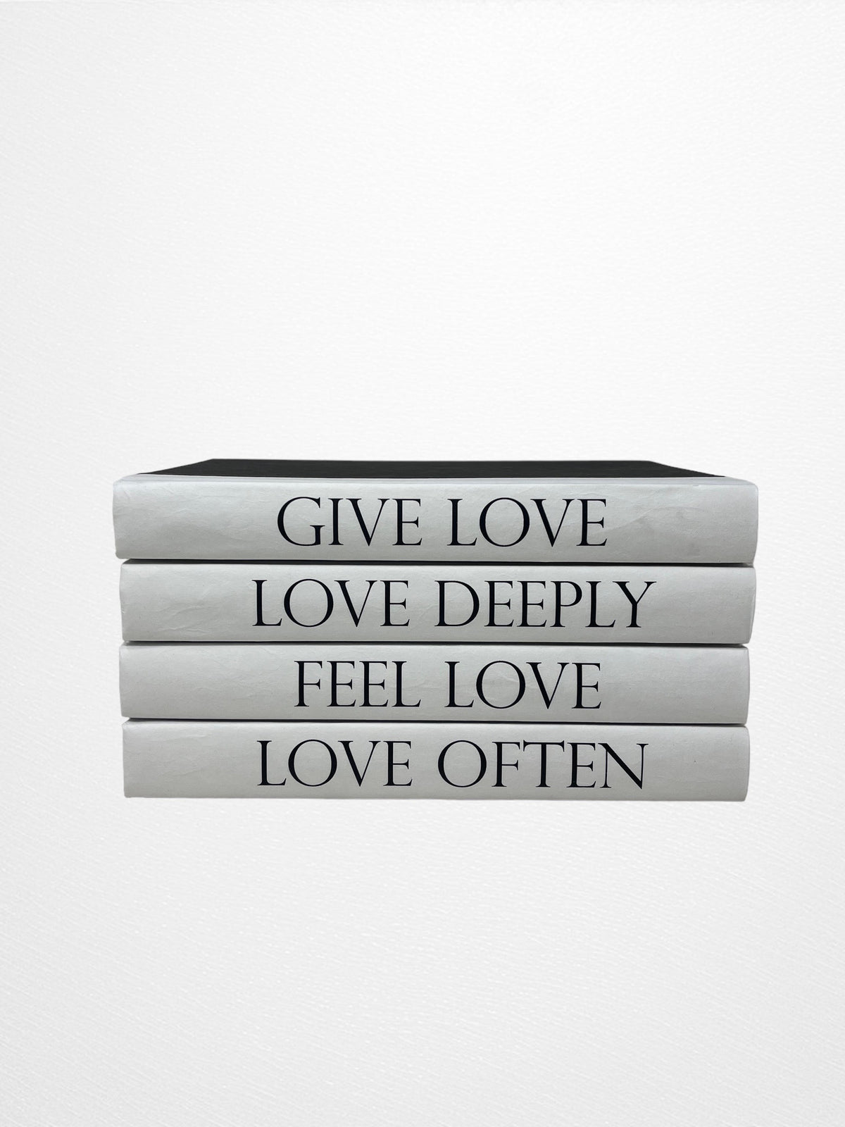 "Give Love" Decor Book Set