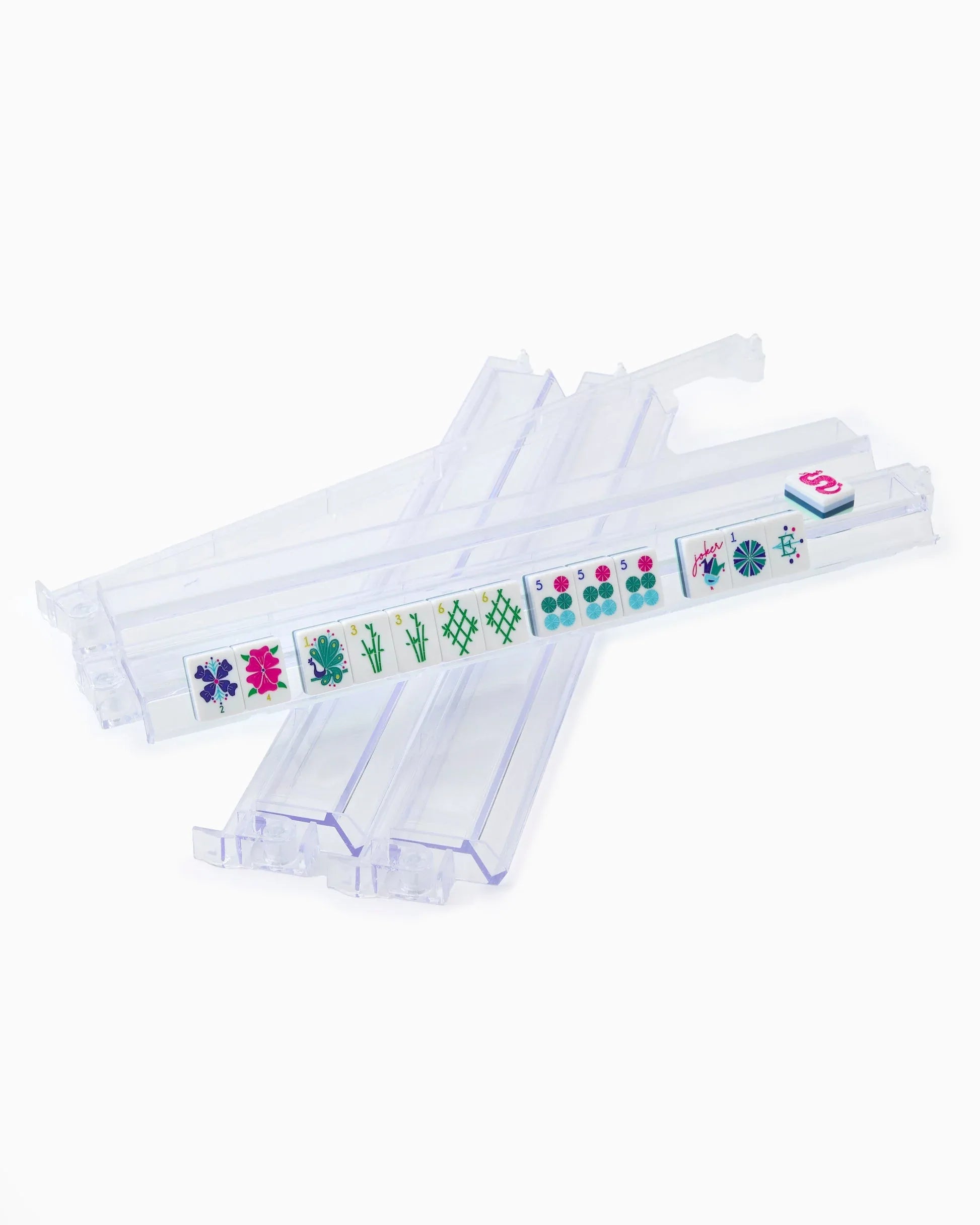 Acrylic Rack & Pusher Set Games - Oh My Mahjong