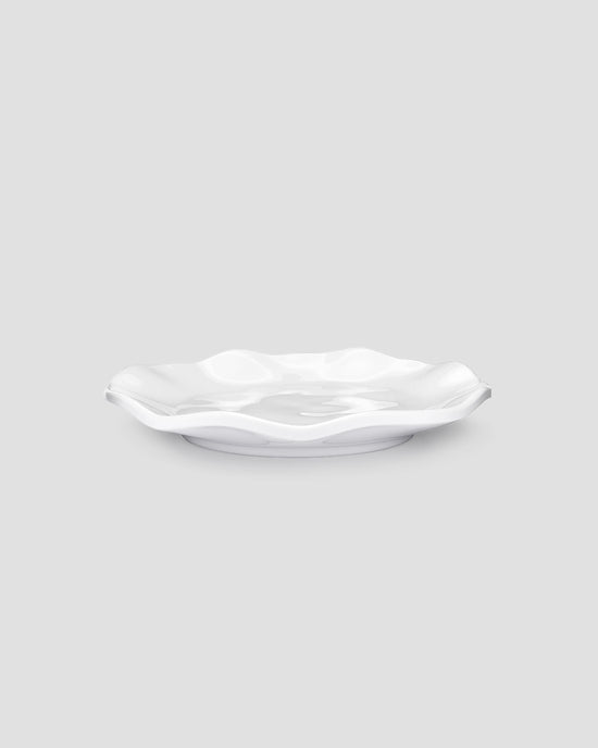 Ruffle Melamine Plate S/4