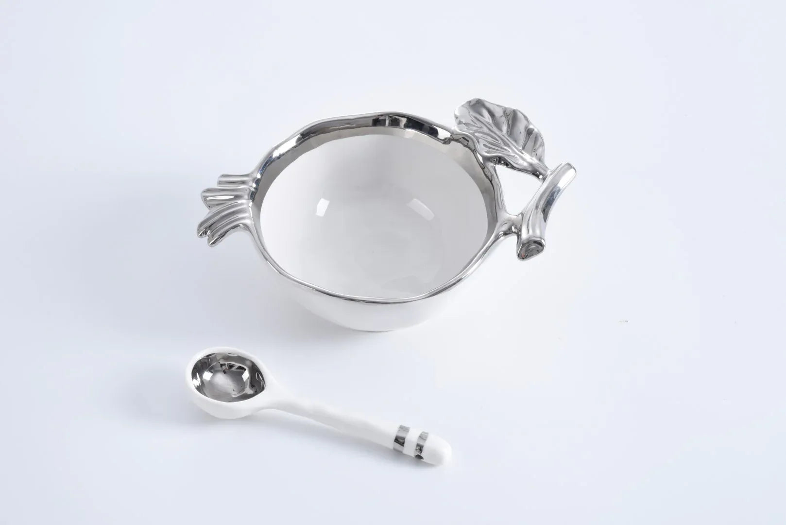 Silver Pomegranate Set Apples & Honey