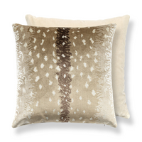 Scalamandre Antelope Velvet Pillow in Sahara 22x22