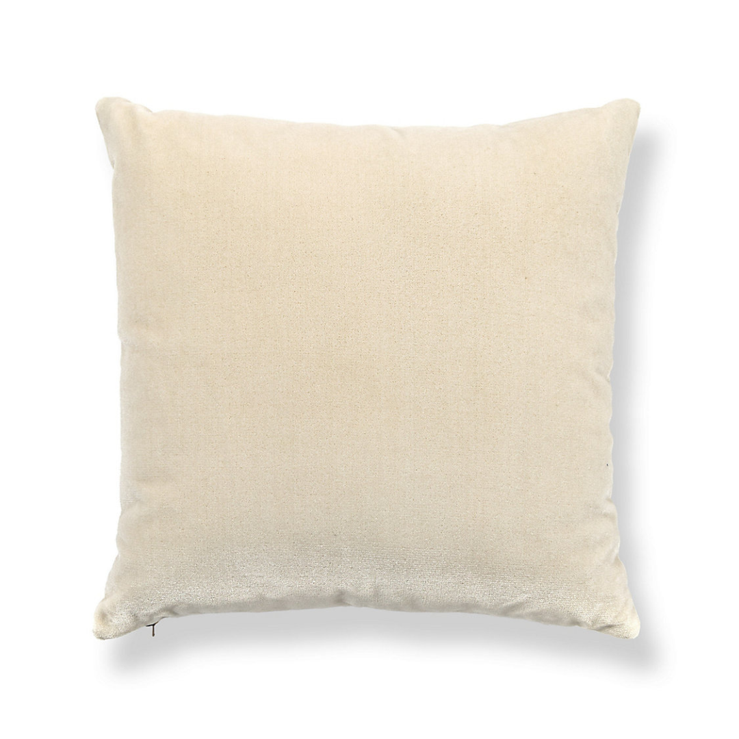 Scalamandre Antelope Velvet Pillow in Sahara 22x22