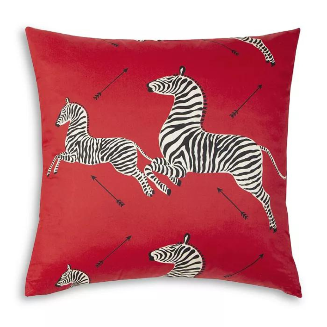 Scalamandre Dazzle of Zebras Pillow 22x22"