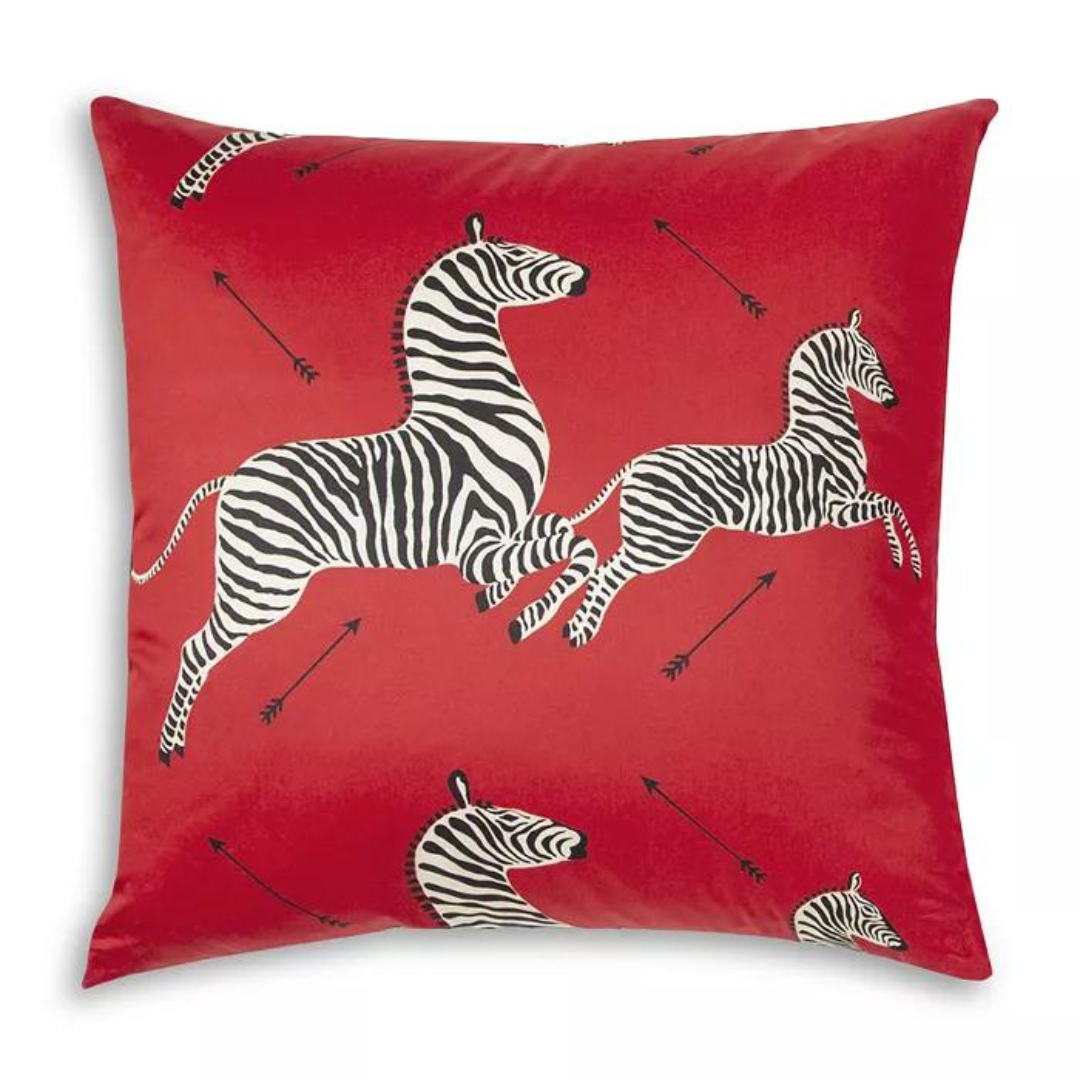 Scalamandre Dazzle of Zebras Pillow 22x22"