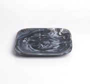 Medium Pop Tray Black Swirl Serving Platters
