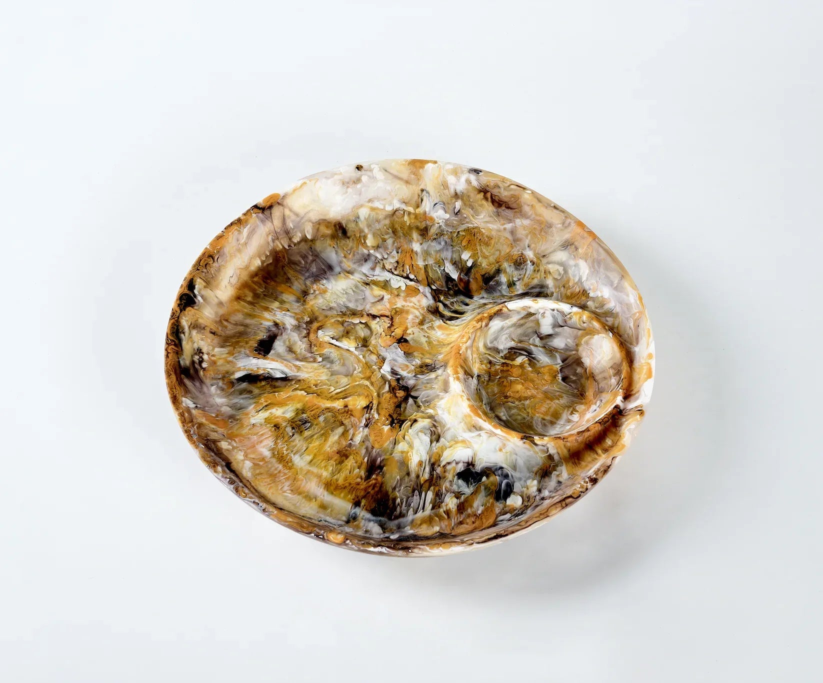 Pop Chip & Dip Mocha Swirl Serveware