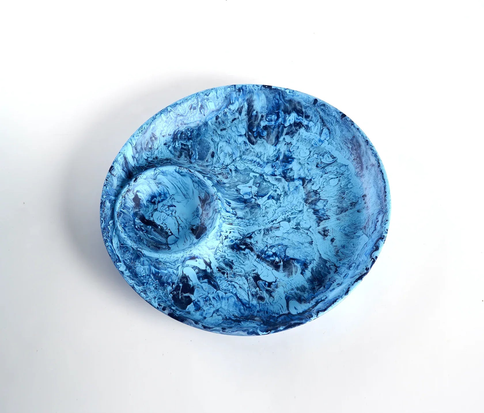 Pop Chip & Dip Denim Swirl Serveware