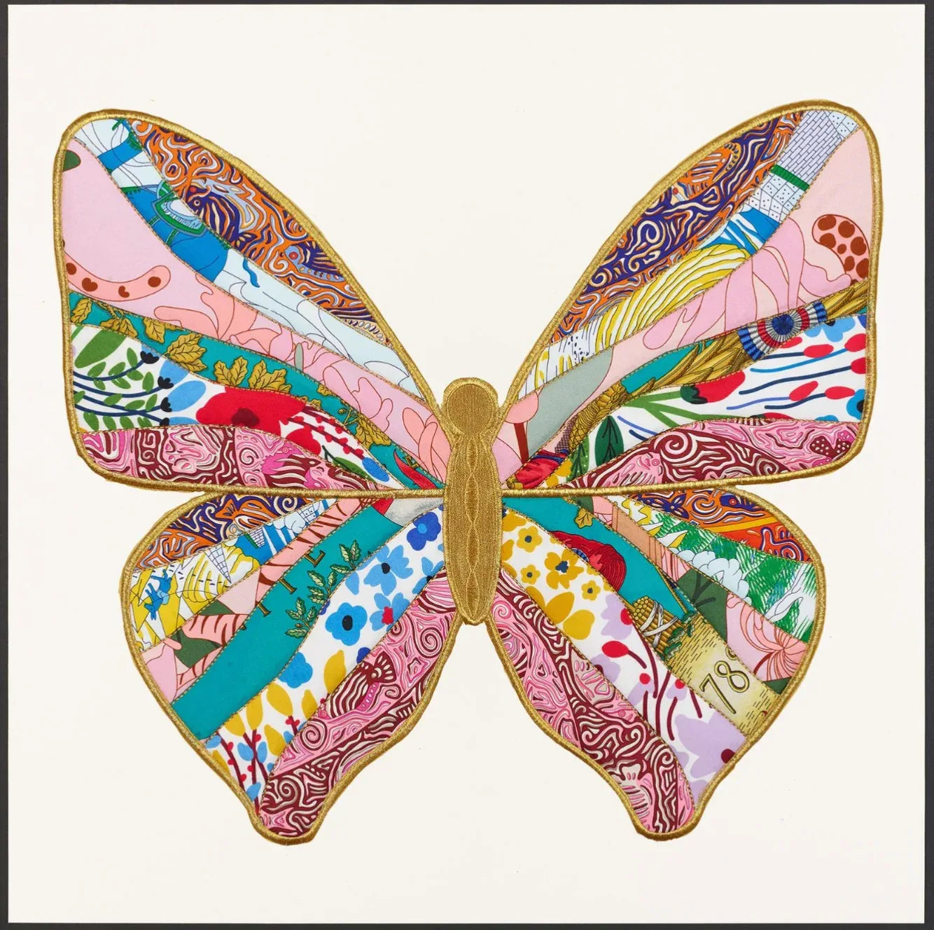 Custom Painted Pieces Painted Butterfly 26x26 Art