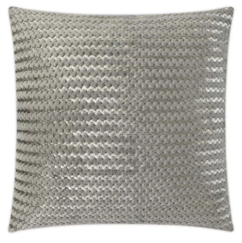 Gene Fur Grey Pillow 22x22 Pillows