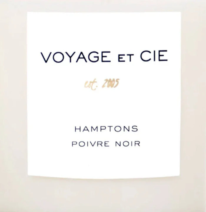 Hamptons "Poivre Noir" Candle Decorative Candles
