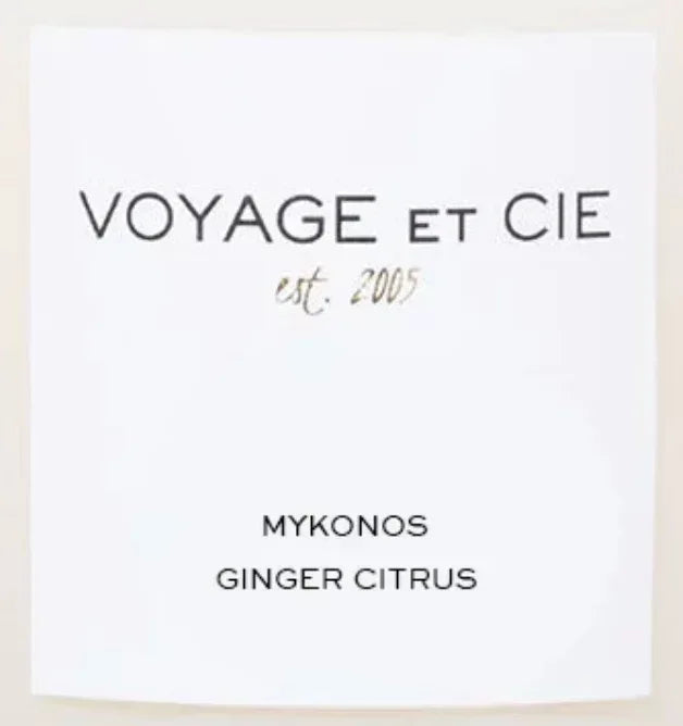 Voyage Et Cie Votive Tester Mykonos "Ginger Citrus" Votives, Hurricanes & Candleholders