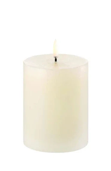 LED Pillar Candle 3 x 4" Smooth Ivory Candles