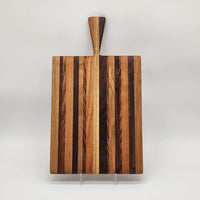 Serving Board Charcuterie- Oak, Walnut, Zebrawood, Cherry