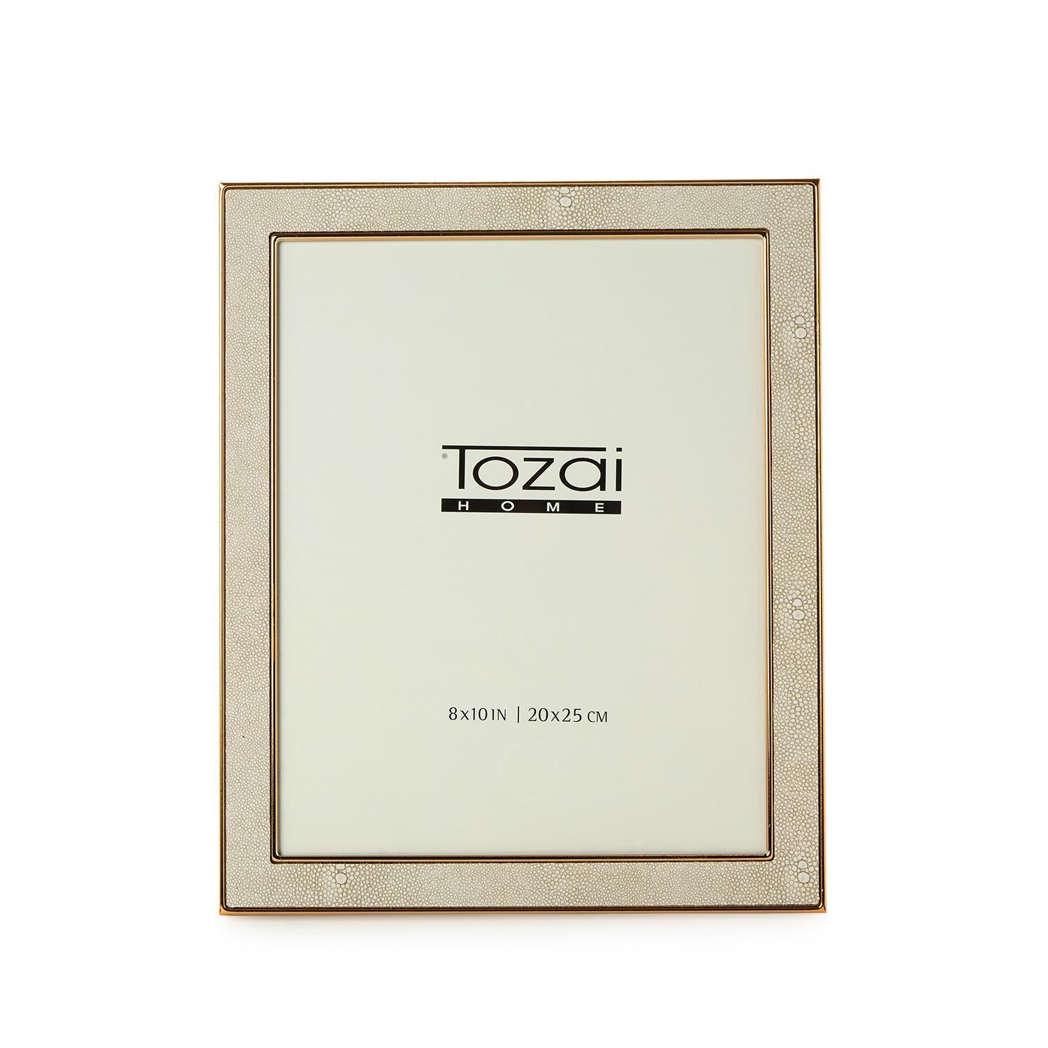 Shagreen Cream Picture Frame