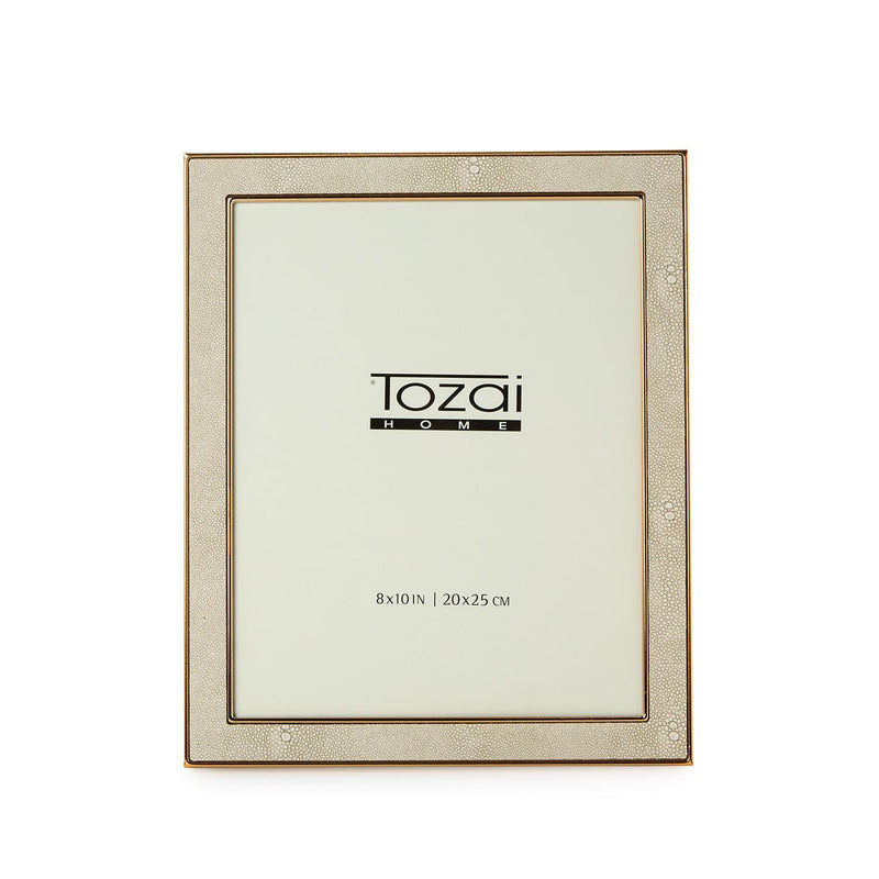 Shagreen Cream Picture Frame