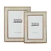 Shagreen Cream Picture Frame