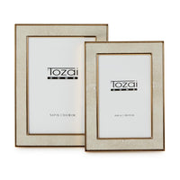 Shagreen Cream Picture Frame