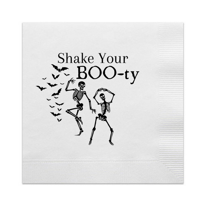 Shake Your Boo-ty Cocktail Napkins.