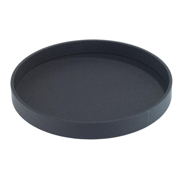Skate Round Tray Black Serving Tray